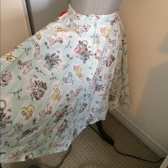 ๐ Whimsical Easter skirt by Hell Bunny ๐ - Picture 3 of 7